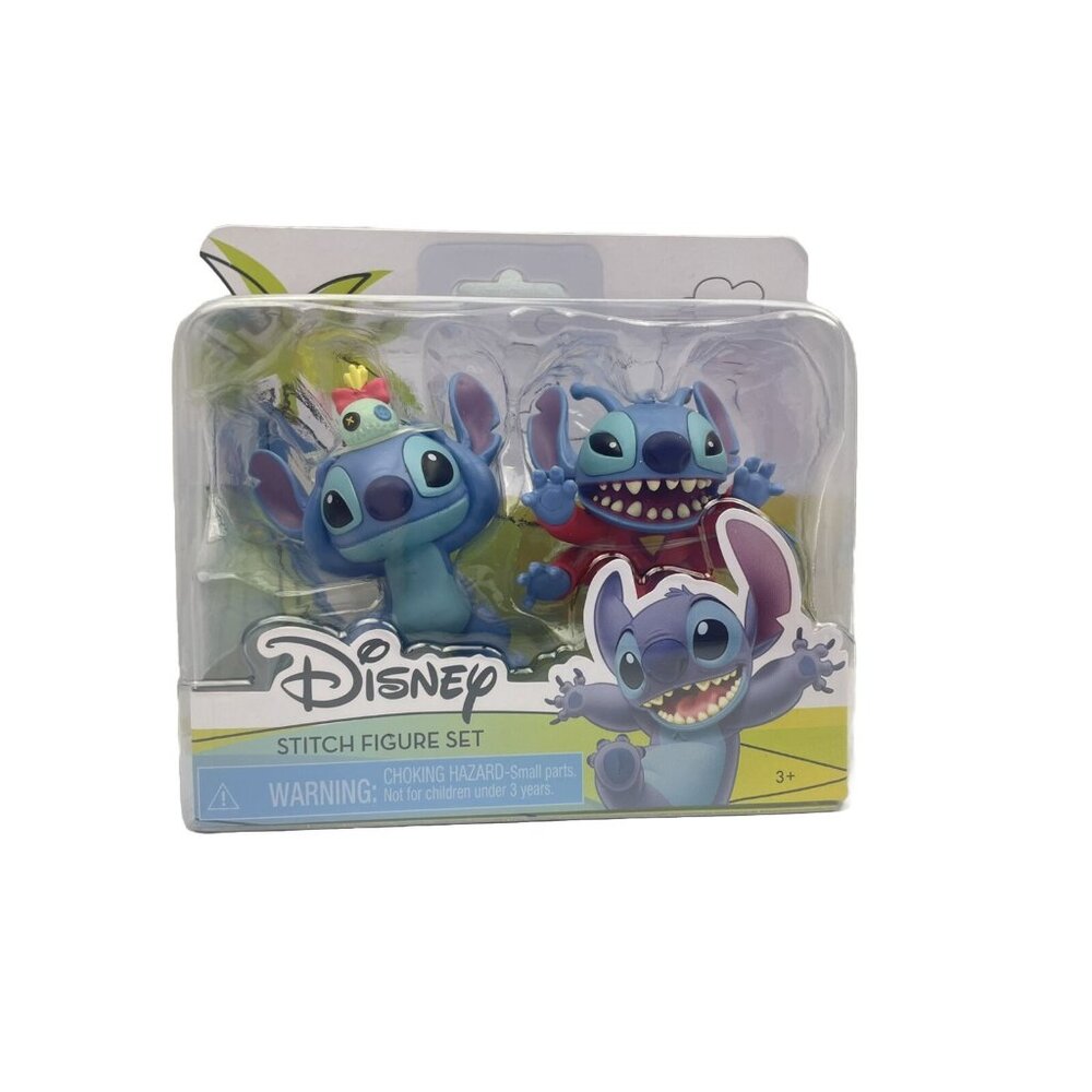 Disney LILO & Stitch Figure Set 2- Figures Stitch And Scrump .Alien Stitch 2.5”